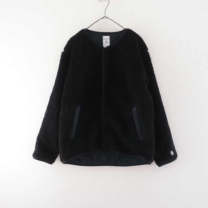 美品 ORCIVALオーシバル ボアブルゾン ショートコート 1 日本M相当 