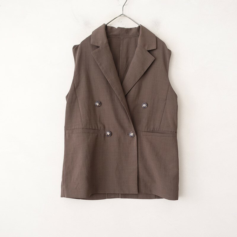 Rakuten - ビームス BEAMS HEART ダブルブレストノースリジャケットジレ 【中古】【20D62】