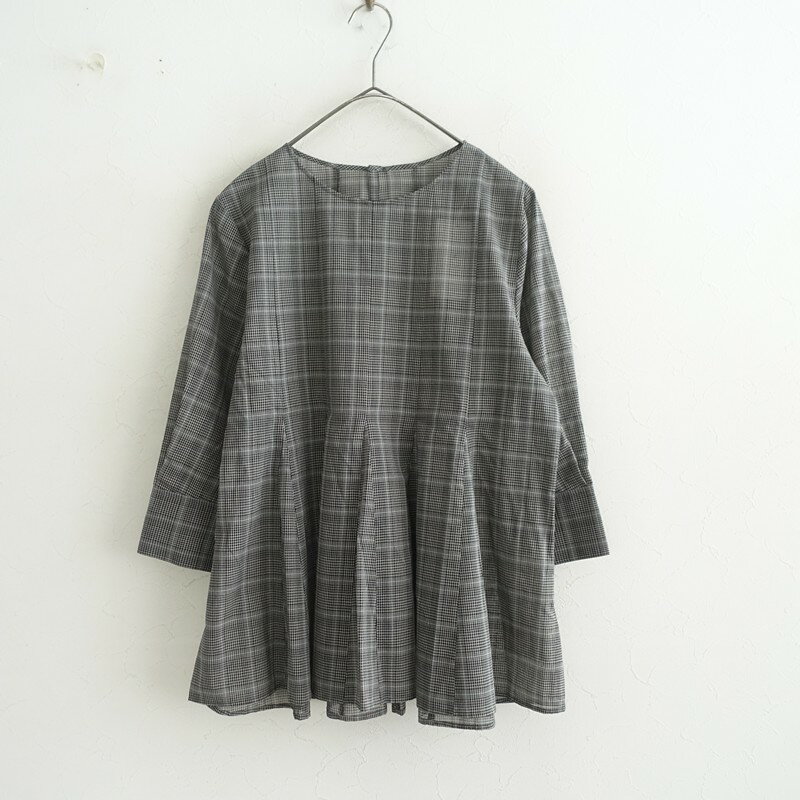乐天商城 - 【美品】ユナイテッドアローズ UNITED ARROWS green label relaxing ナローペプラム7分袖ブラウス FREE 【中古】【80D62】