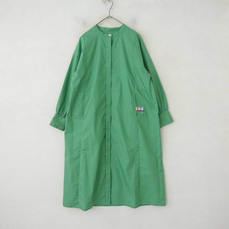樂天商城 - 【美品】フェリシモ リブインコンフォート Live in comfort ちらっと覗くミッフィーの長袖ワンピース MP バスト79-87 身長146-154 【中古】【52D62】