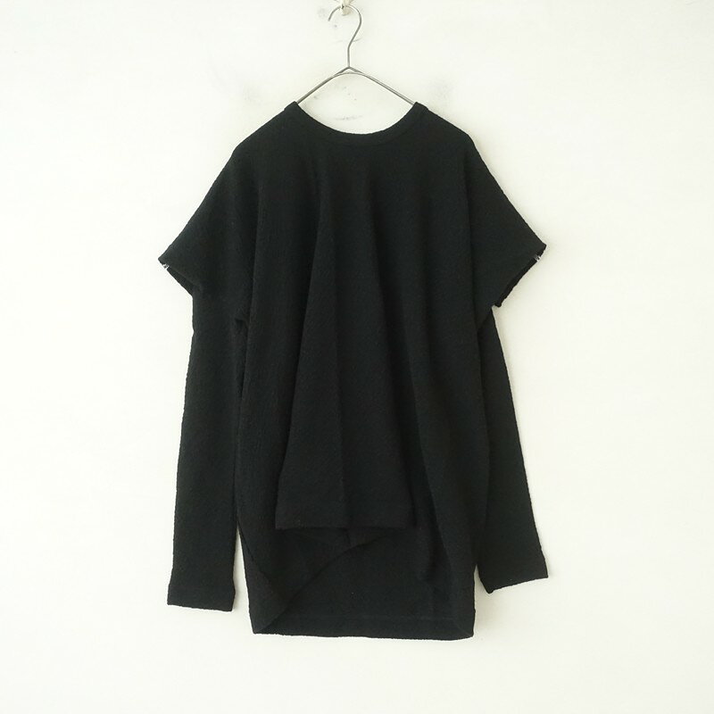 Rakuten - ワイズ Y’s ウールニットバックフリル変形デザインカットソー 2 【中古】【52D62】