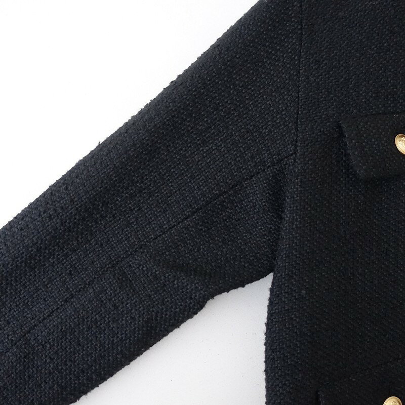 【定価1.8万】ミラオーウェン Mila Owen フラップデザインショートツイードジャケット 0 【中古】【62D62】 auc-drop-10327951 ブランド古着買取drop サンプル画像3