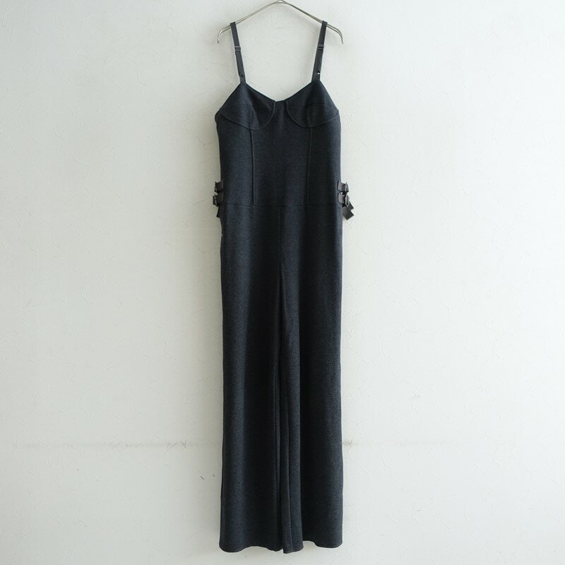 乐天商城 - アーリ EARIH コットンニットオールインワン 38 【中古】【72D62】