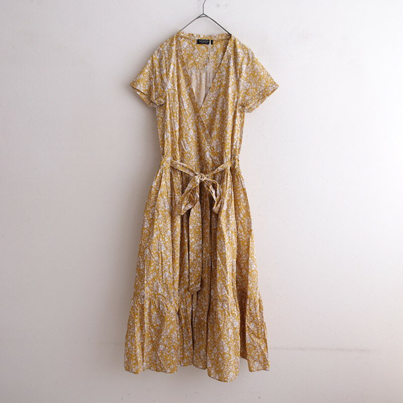 カツシゲ KATSUSHIGE LIBERTY リバティプリント Summer Bloomsティアードワンピース 