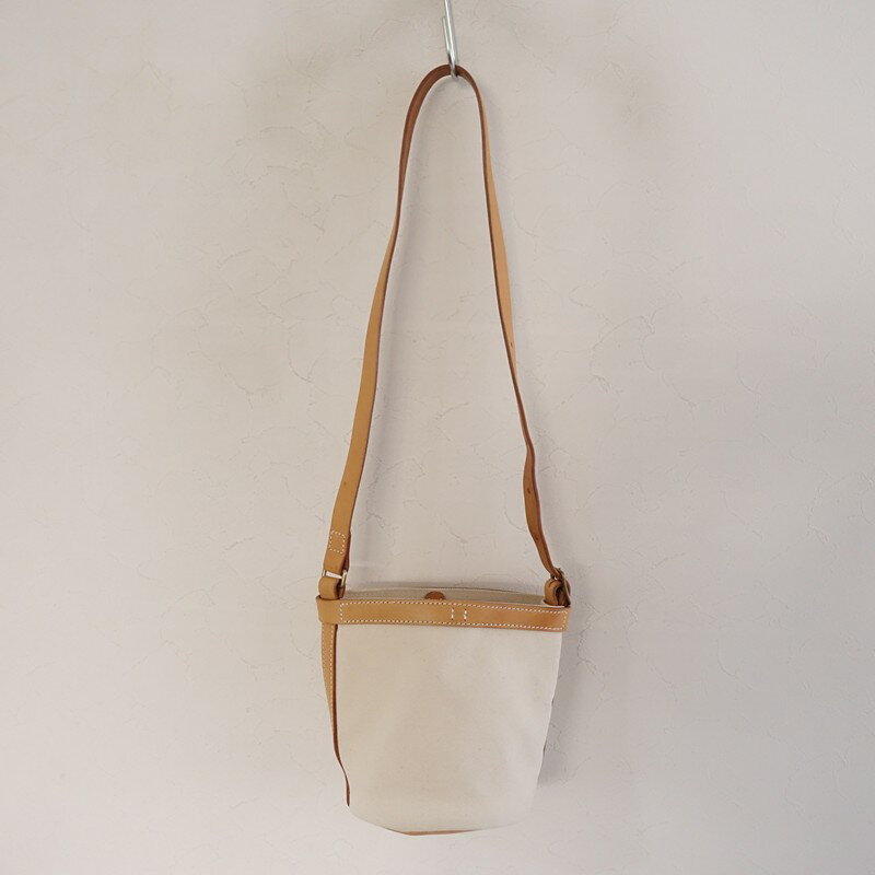 乐天商城 - カノ CANO Canvas Leather bag 【中古】【90E62】