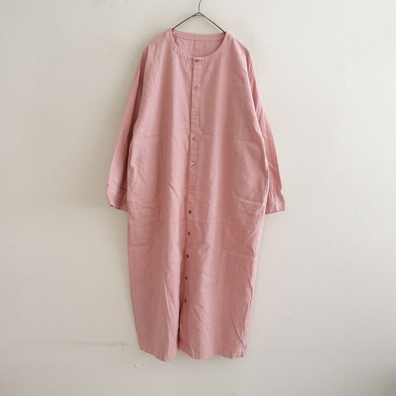 乐天商城 - 【定価2.7万】ネストローブ アップサイクルリノ nest Robe UpcycleLino コットンリネンコクーンドレス F 【中古】【51E62】