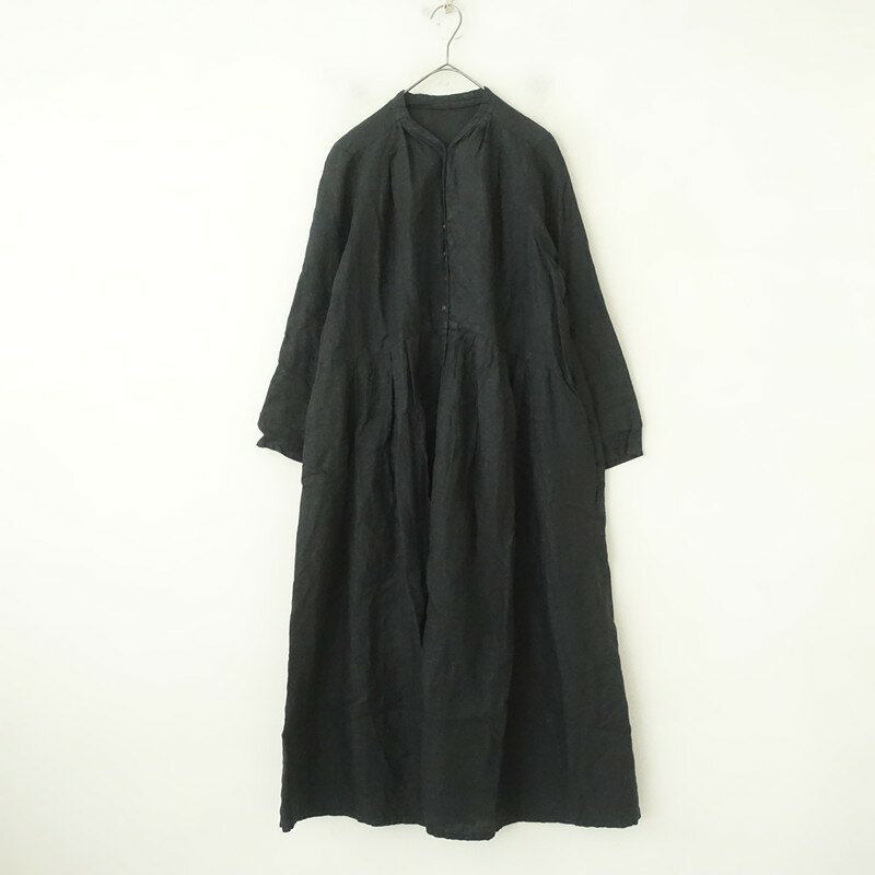 乐天商城 - ネストローブ nest Robe リネンボックスタック切替ワンピース F 【中古】【71E62】