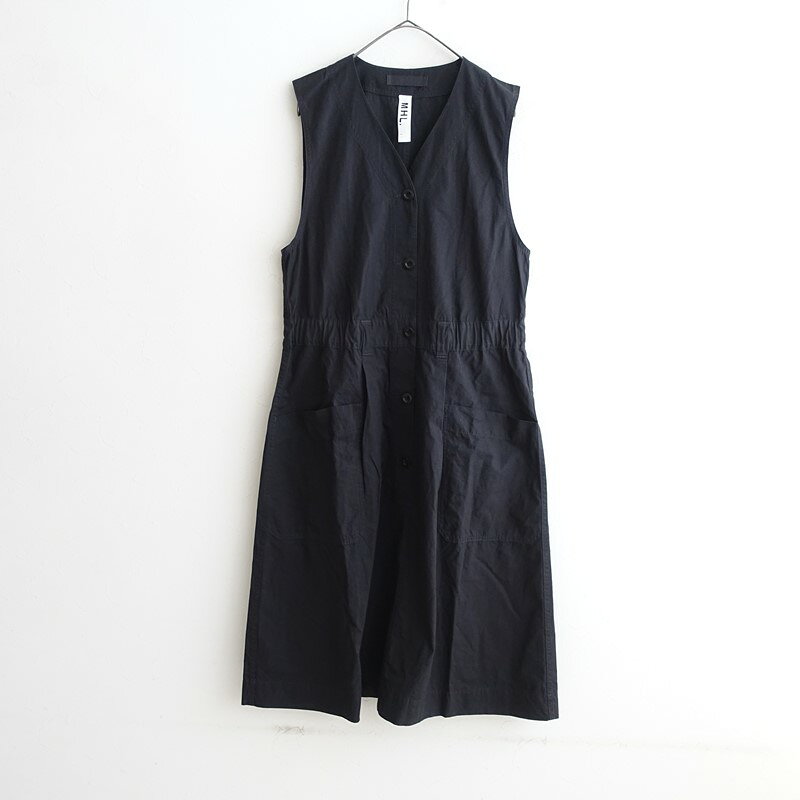 乐天商城 - マーガレットハウエル MHL. FINE COMPACT COTTON POPLINドレス 1 【中古】【72E62】