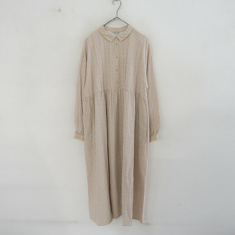 樂天商城 - サマンサモスモス Samansa Mos2 小花柄クレリックギャザーワンピース F 【中古】【40F62】