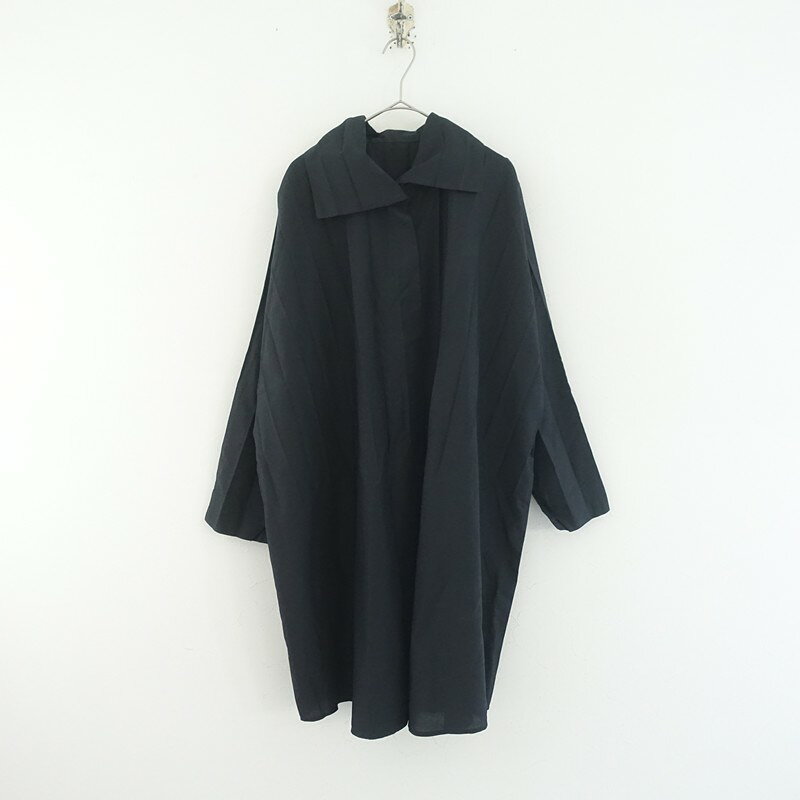乐天商城 - ミーイッセイミヤケ me ISSEY MIYAKE プリーツシャツワンピース 【中古】【60F62】