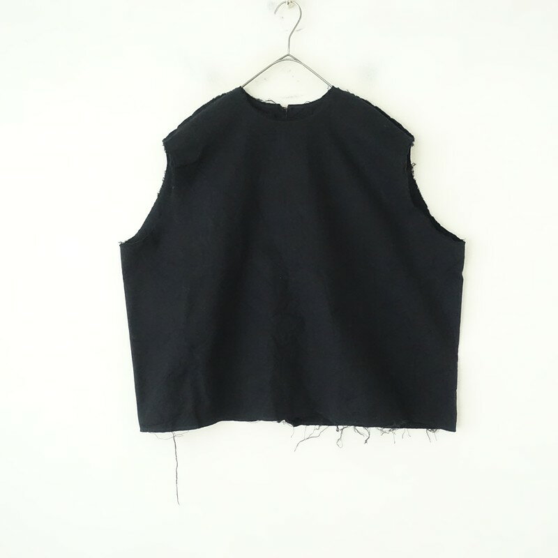 シャー SCHA ジャーナルLUXE購入/Open Back Cosy Big Vest/OE M 