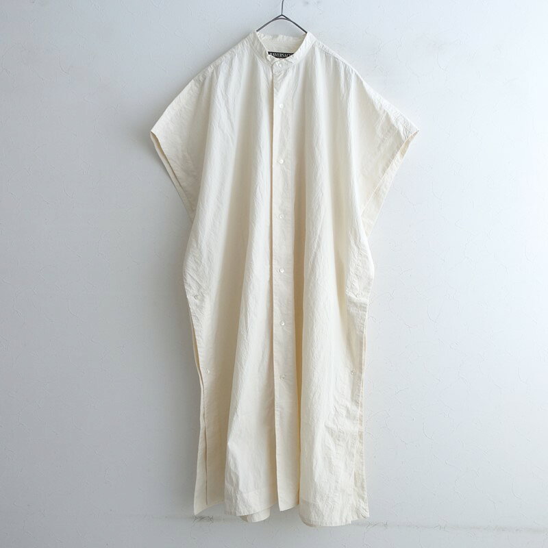 ハバーサック HAVER SACK バンドカラーポンチョシャツワンピース 1 
