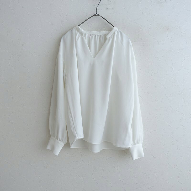 美品 ティッカ スピック&スパン別注 スキッパーシャツ ストライプ柄