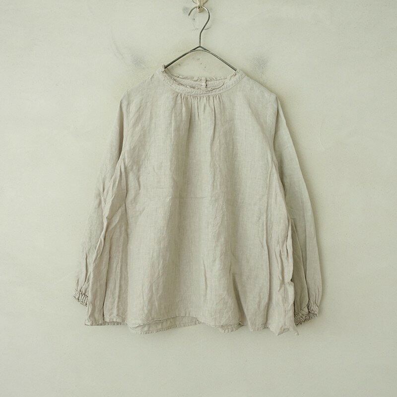 楽天市場】nest robe リネンスタンドフリルブラウスの通販