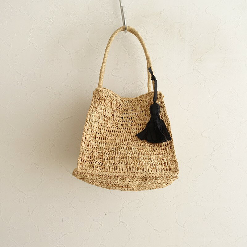 KICO様用 新品 メゾンエヌアッシュパリラフィアクラッチバッグ定価
