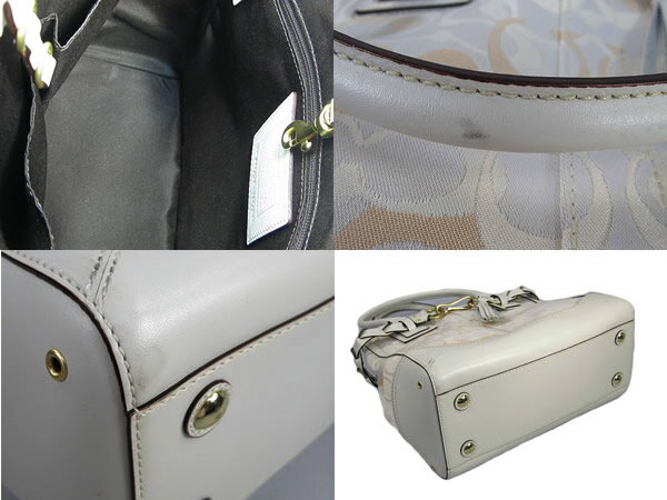 :������ �����ͥ��㡼 ���ץƥ��å� �ۥ磻�� �ȡ��� �Хå� COACH ����š�