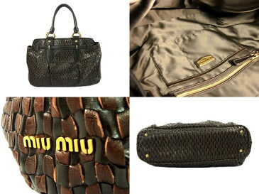 :ミュウミュウ ショルダーバック MIUMIU 【中古】美品