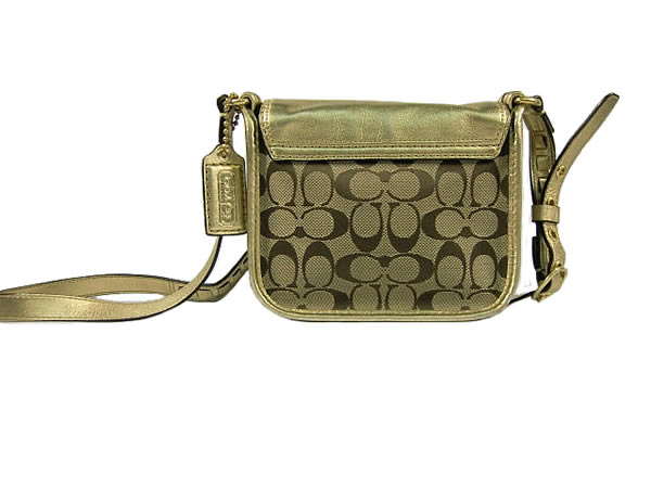 :コーチ ブリーカー シグネチャー ジェニー ショルダーバッグ COACH 【中古】