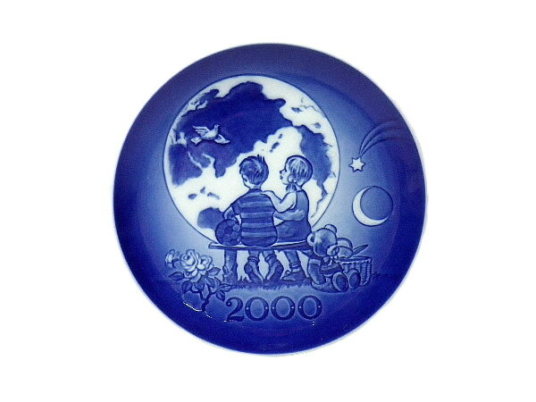 :限定プレート ロイヤルコペンハーゲン(Royal Copenhagen) イヤープレートミレニアムプレート 2000年 ROYAL COPENHAGEN【新品...