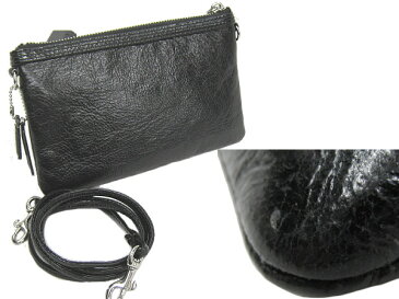 :コーチ POPPY ショルダーバック ブラック COACH 【中古】