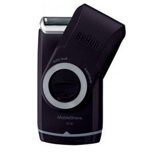 【新品】ブラウン BRAUN 乾電池式　シェーバー Mobile　Shave M-30 商品番号18540