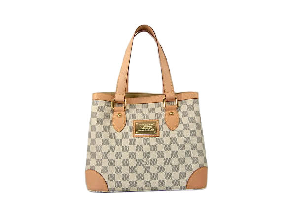 -:ルイヴィトン　ダミエ アズール ハムステッドPM ハンドバック N51207 LOUIS VUITTON　ルイヴィトン【中古】ヴィトン　美品【送料無料】