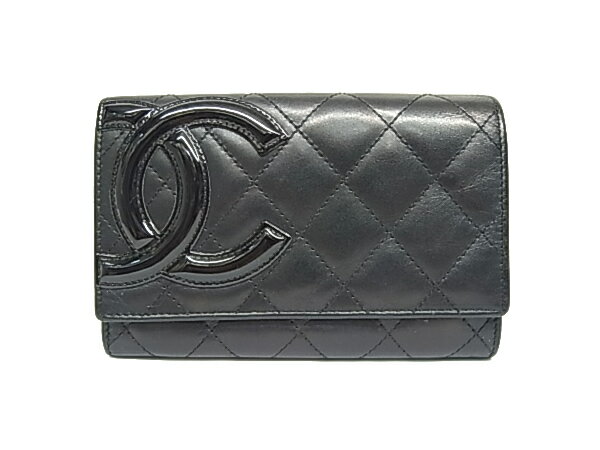 CHANEL - ▽ :シャネル カンボンライン 財布 CHANEL 【中古】【送料無料】