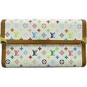 ルイヴィトン モノグラム マルチカラー ● 長財布 ポルトトレゾール インターナショナルLouis Vuitton M92659 ヴィトン 財布【中古】ルイ・ヴィトン 【送料無料】(4)