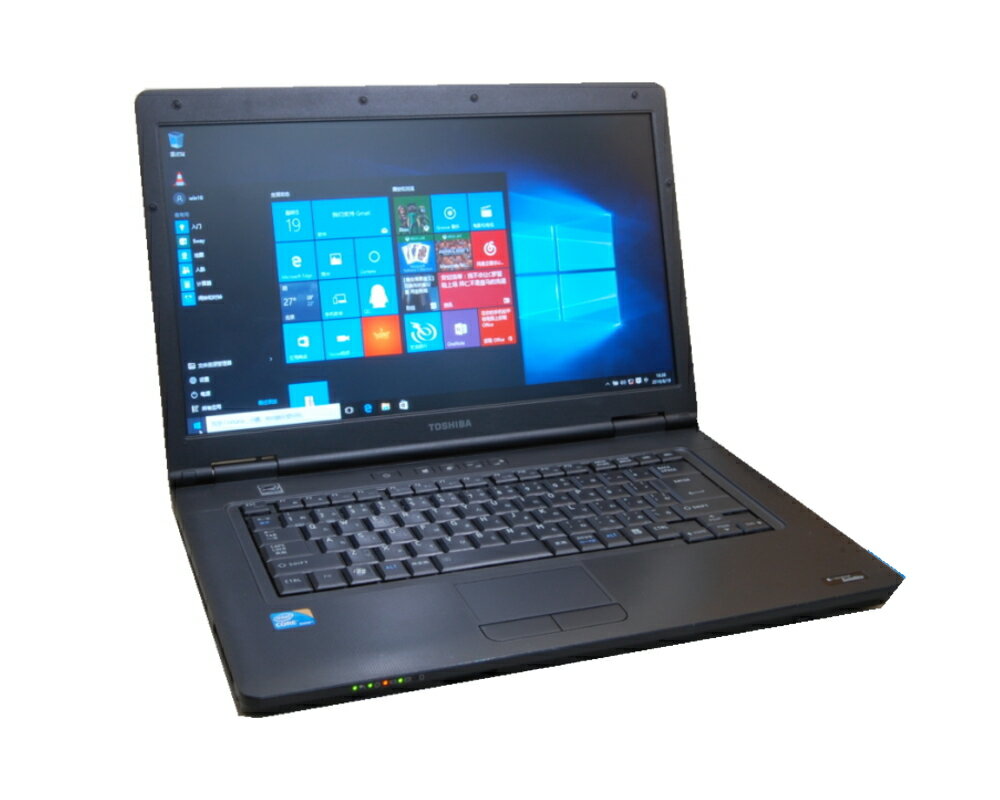 貴重！中国語版 WINDOWS10 PRO クリーンインストール TOSHIBA B551 高速Core I5 2.50G搭載 DVD 無線 互換中国語(英語）キーボード 互換OFFICE【中古】