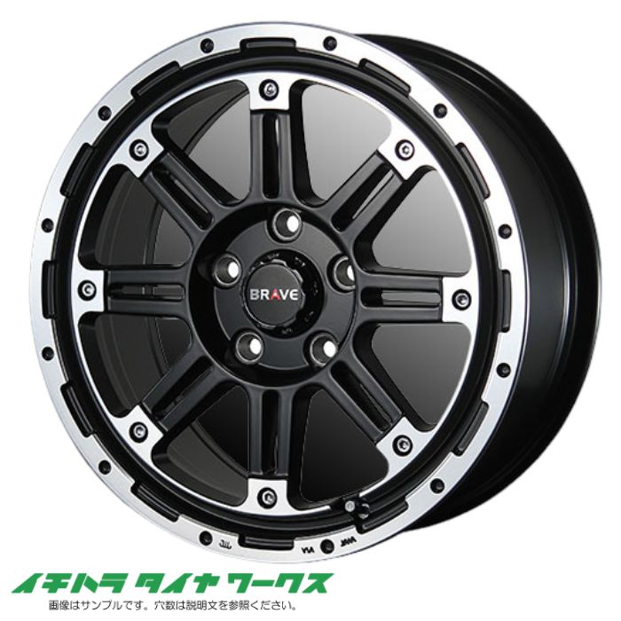 【新品ホイール 4本セット商品】ブレスト バーンズテック　ブレイブストリーム 15インチ 5J 4H-100 法人宛て送料無料