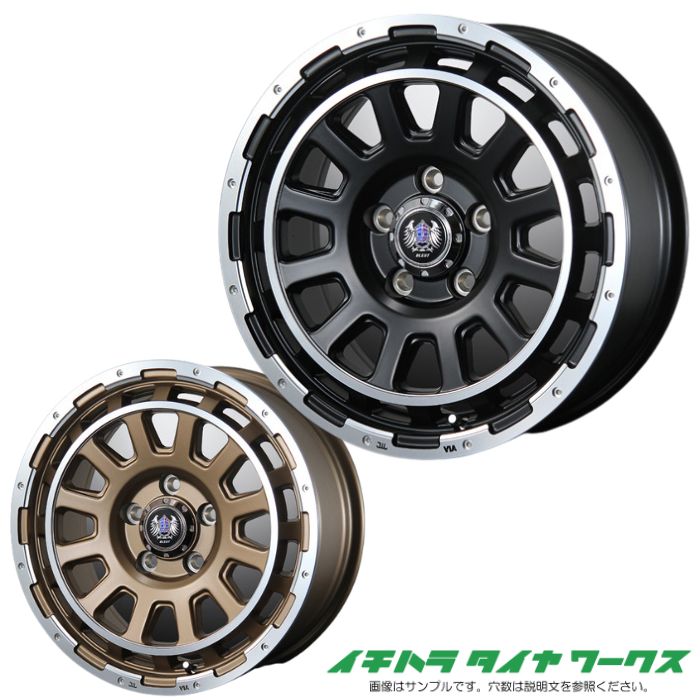 【新品ホイール 1本（交換、補修用）】ブレスト バーンズテック　DHストリーム 15インチ 6J 6H-139.7 法人宛て送料無料