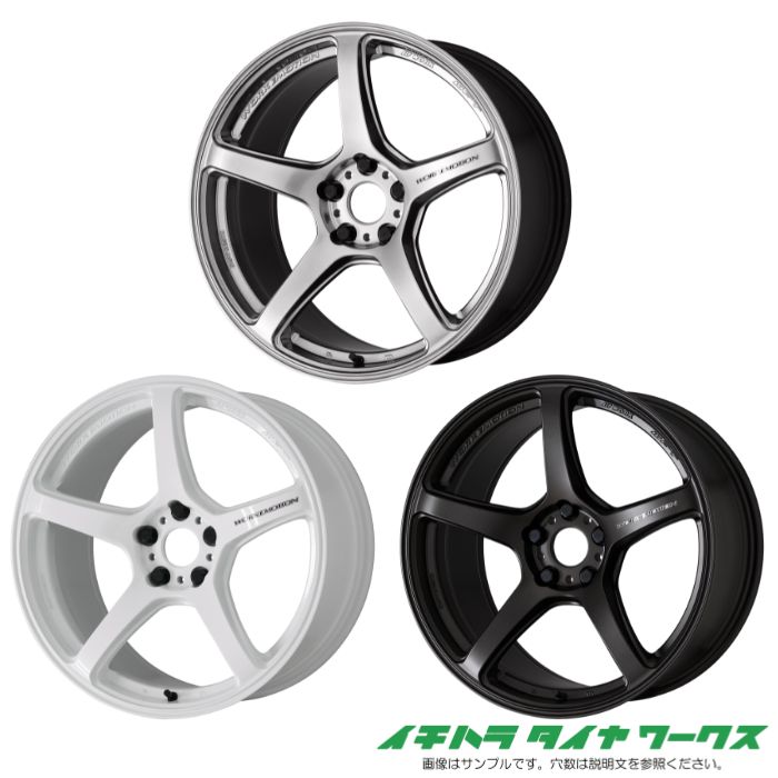 【新品ホイール 1本（交換、補修用）】WORK EMOTION T5R 18インチ 7.5J 5H-100 法人宛て送料無料