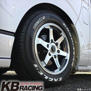 【タイヤ・ホイール 4本セット】舞杏 KB Racing◆215/65R16 109/107T ナンカン CW-20◆16インチ 6.5J+38 6H-139.7◆タイヤ・ホイール 新品4本(1台分)セット