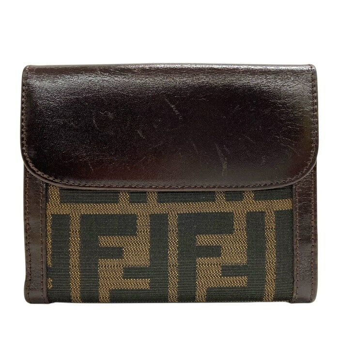送料込み！ 未使用品 FENDI Wホック財布 ズッカ 箱付き 68 送料込み！ 未使用品 FENDI Wホック財布 ズッカ 箱付き 68 FENDI 【30