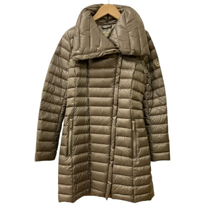 美品 マイケルコース ロングダウンコート ジャケット ファー 4 S-M 公式アウトレット】フォーファー カラー パファー マキシコート