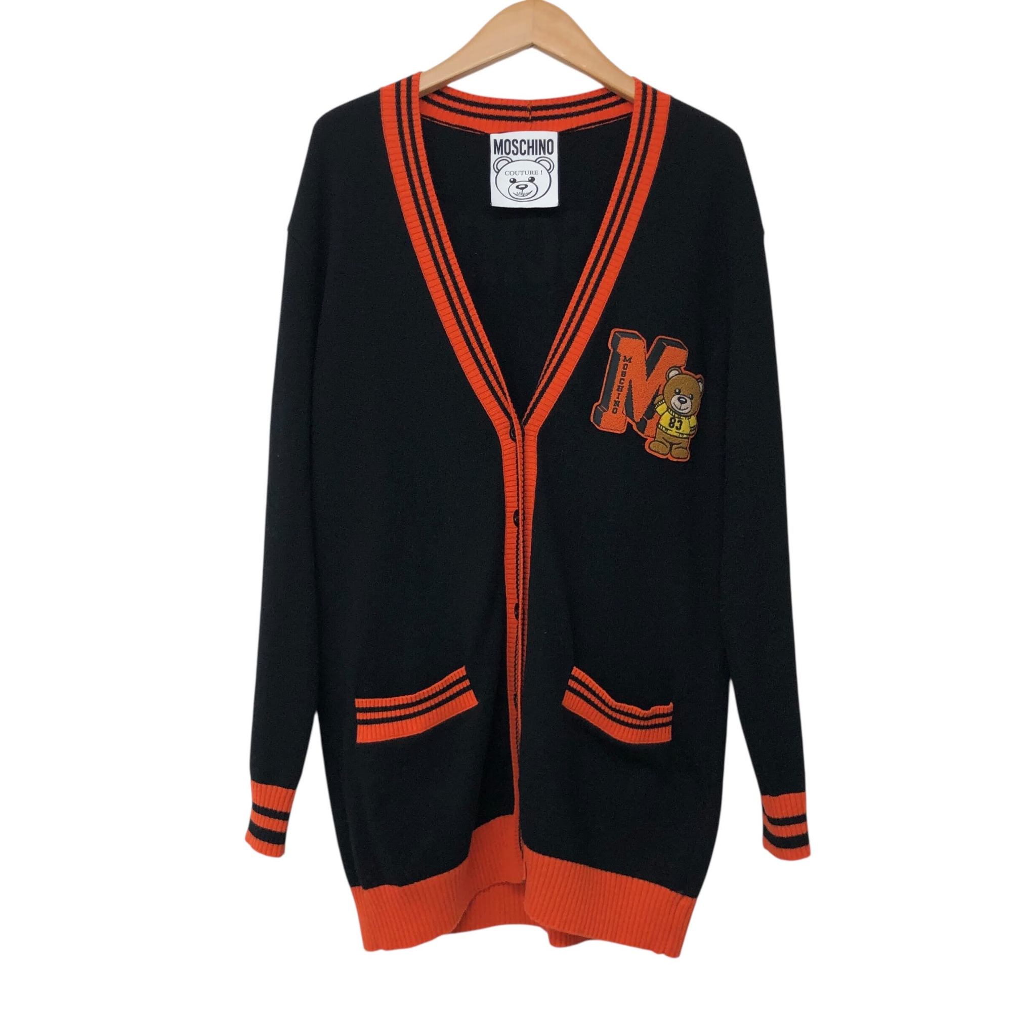 MOSCHINO/モスキーノ/テディベア/ロングカーディガン/サイズM/レディース/RS0039