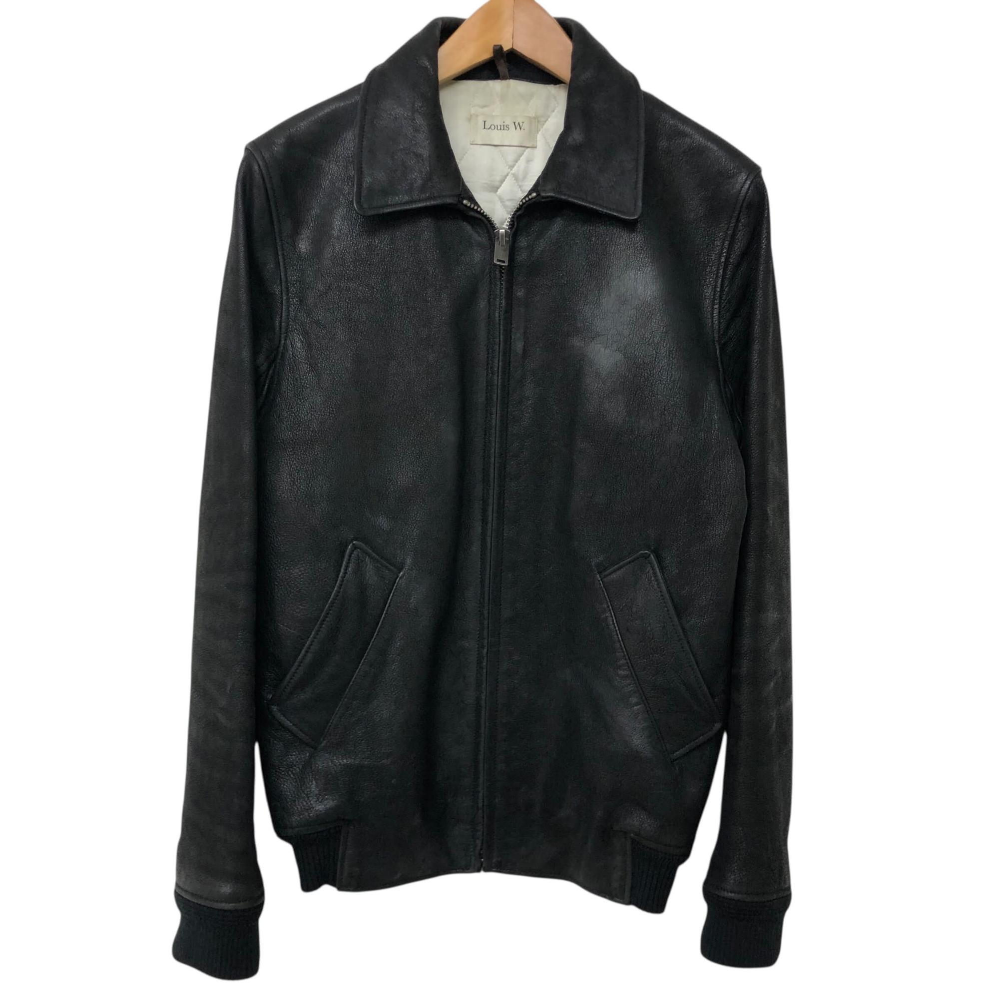 Rakuten - APC./Louisw/アーペーセー/ルイウォン/ゴートレザー/ジップブルゾン/サイズXS/ブラック/メンズ/RS0047
