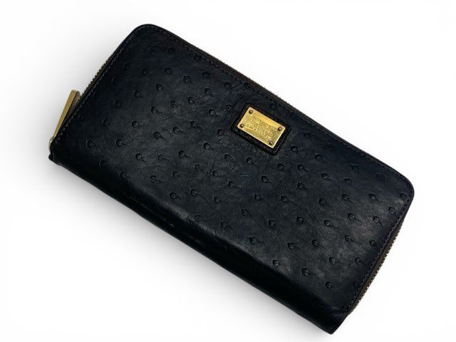 Rakuten - LOUIS VUITTON/ルイヴィトン/オーストリッチ/ラウンドファスナー/長財布/ダークブラウン/FC3362