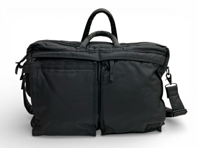 HEAD PORTERヘッドポーター 2Wayショルダーバッグ　ブラック 中古・古着通販】HEAD PORTER (ヘッドポーター) 2WAY TOTE BAG (XS