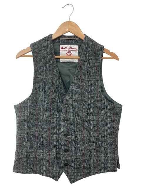 URBAN RESEARCH/ ROSSO/アーバンリサーチ/ロッソ/ハリスツイード/ベスト/サイズS/グレー/メンズ/RS0179