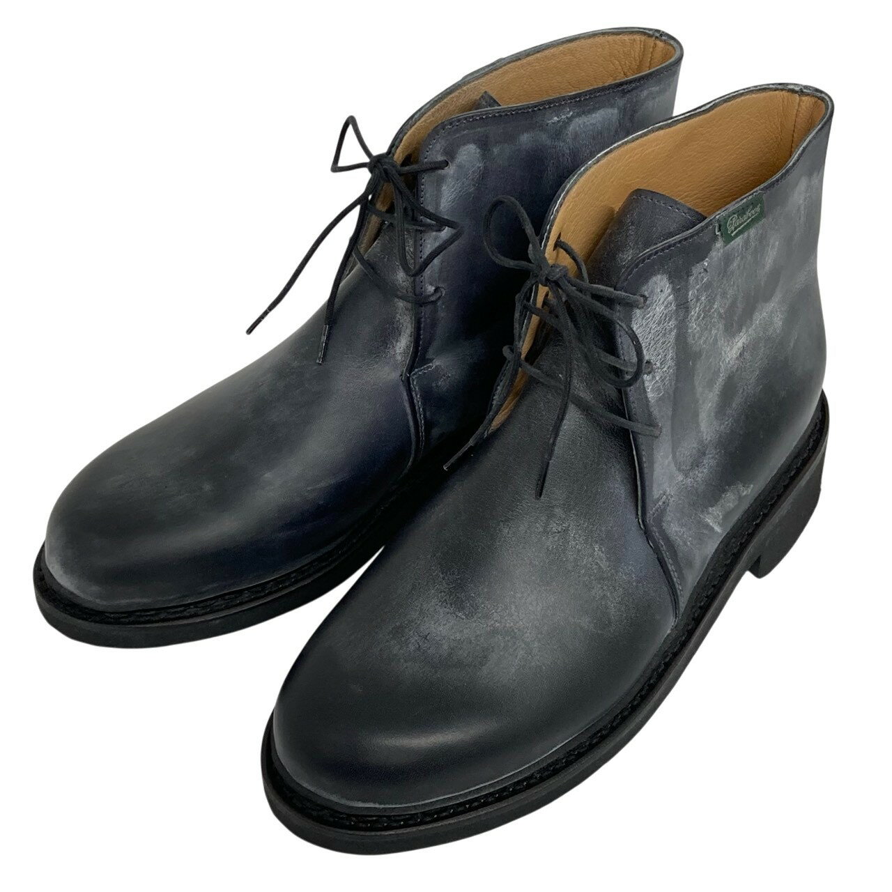 未使用/Paraboot/パラブーツ/Blois/ブロワ/Tex/チャッカブーツ/ノワール/ブラック/サイズ7/099510/箱付/メンズ/RS0254