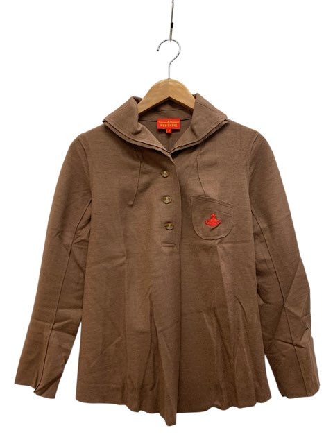 Rakuten - VIVIENNE WEST WOOD RED LABEL ヴィヴィアンウェストウッドレッドレーベル/ウール100%/ボタンシャツ/サイズ3/ブラウン/レディース/FC3455