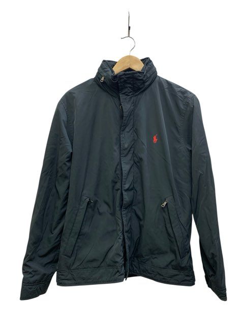 RALPH LAUREN ラルフローレン/size:S/ブラック/ナイロンジャケット/裏フリース/メンズ/FC3457