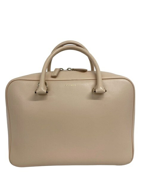 Rakuten - 美品/JILL SANDER/ジルサンダー/オールレザー/2WAYショルダー/スクエアバッグ/ピンクベージュ/レディース/RS0425
