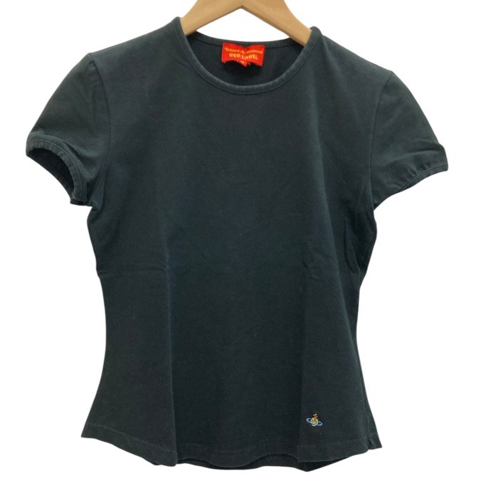 Rakuten - vivienne westwood/ヴィヴィアンウエストウッド/Red Label/レッドレーベル/オーブ刺?/半袖カットソー/ブラック/Mサイズ/レディース/FE0102