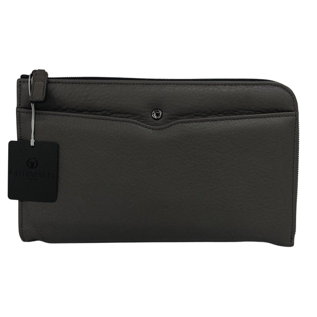 未使用/OFFERMANN／オファーマン ベルティLTD2 クラッチバッグ フォーマル ポーチ 76591/グレー/メンズ/RS0449