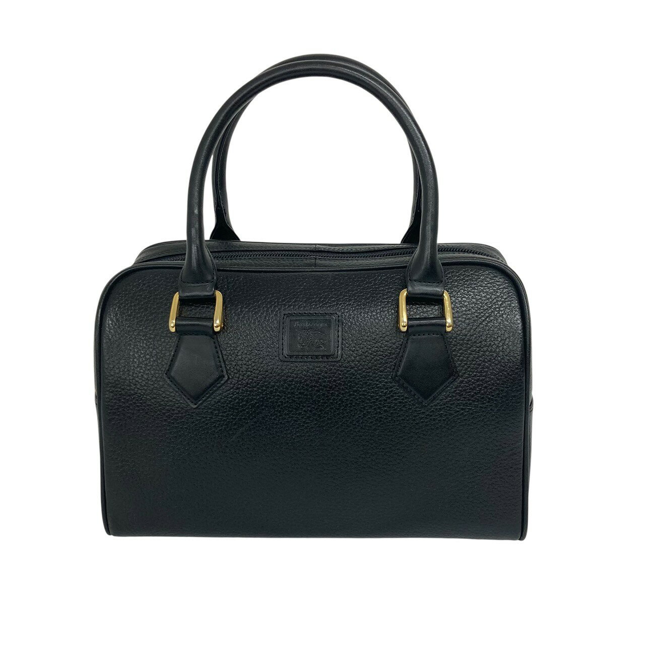 ボストンバッグ BURBERRY/バーバリー/ミニボストンバッグ/レザー/内側ノヴァチェック/ブラック/レディース/RS0453