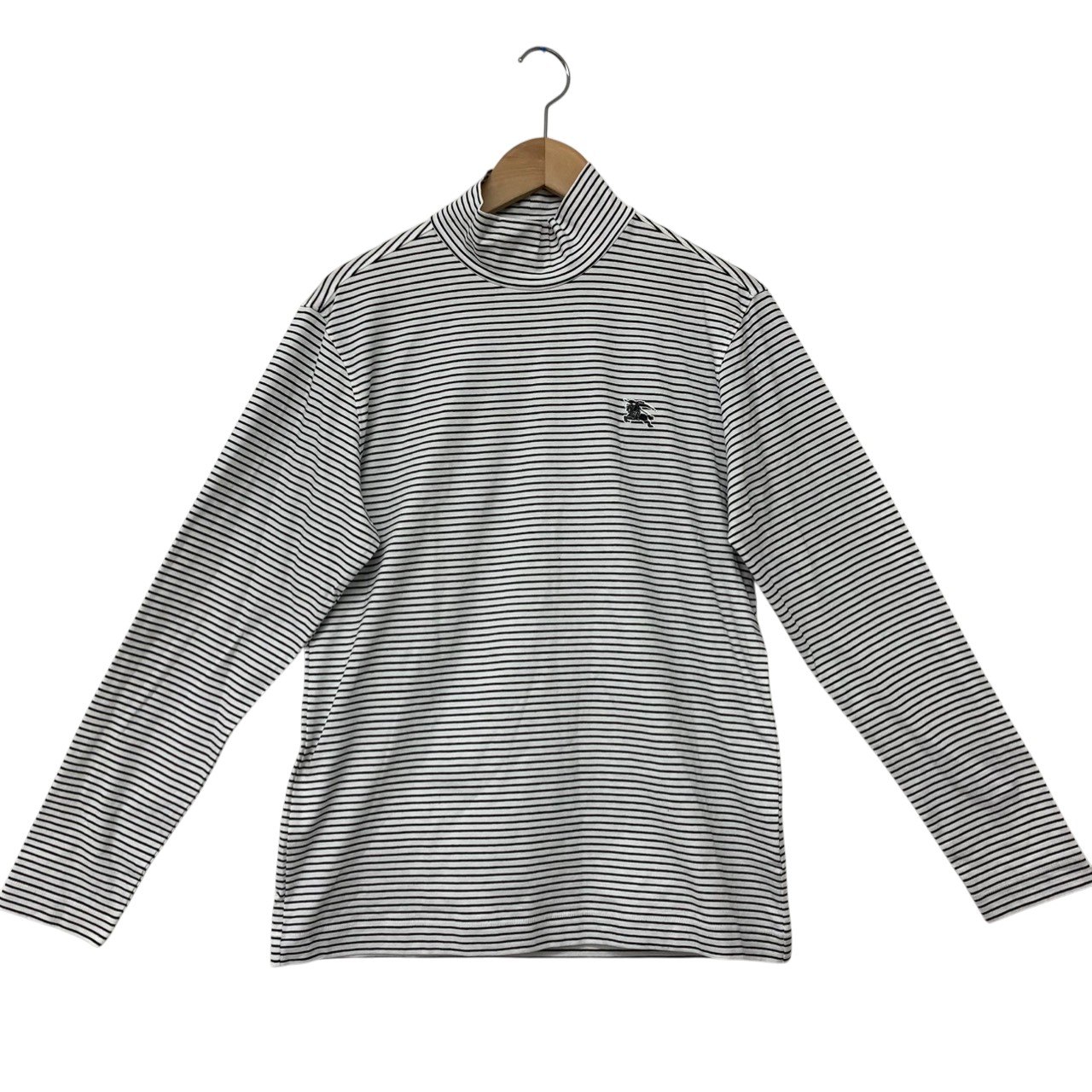 Rakuten - 未使用/BURBERRY/バーバリー/ゴルフ/ボーダー/モックネック/サイズ3/メンズ/ストライプ/RS0494