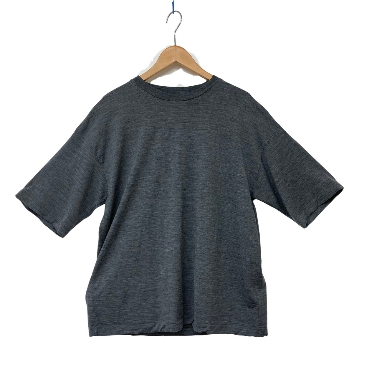 Rakuten - AURALEE/オーラリー/SUPER SOFT WOOL JERSEY TEE/Tシャツ/グレー/size0/レディース/RS0484