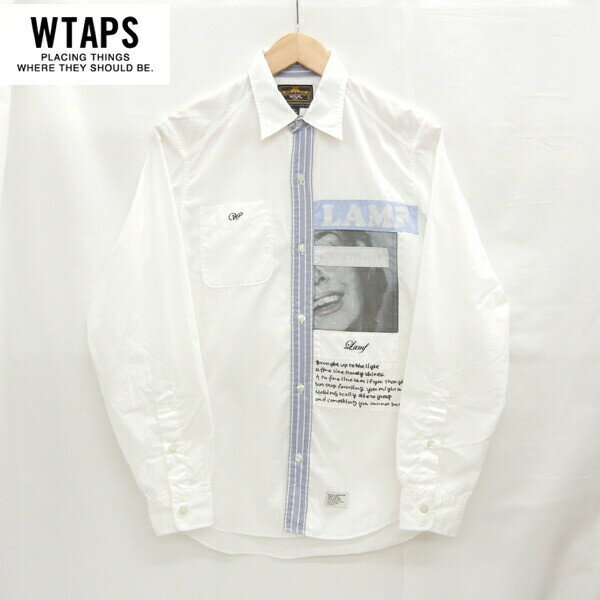 Rakuten - wtaps ダブルタップス/2009年春夏モデル furries L/Sシャツ 長袖シャツ ロングスリーブシャツ/サイズS/ホワイト 白/日本製/メンズ/F51018